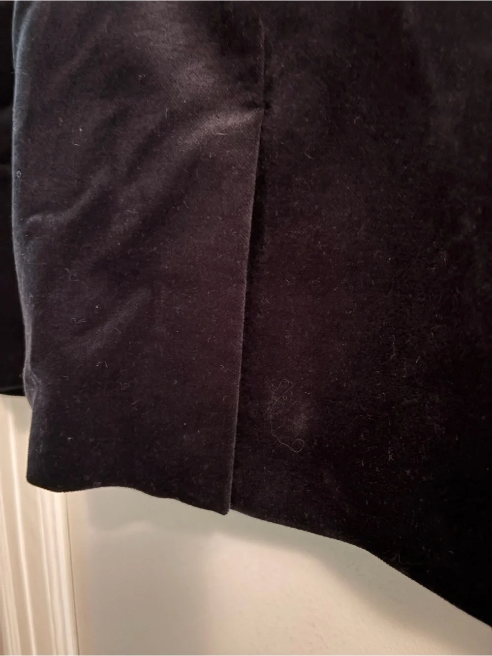 J. Crew Velvet One Button Blazer Black Size 10